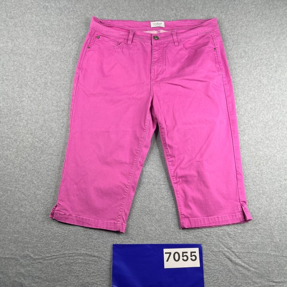 Curve Appeal Crop Capri Pants Womens Size 14 Stretch Casual